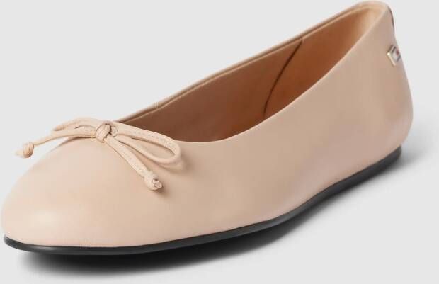 Tommy Hilfiger Ballerina's met sierstrik model 'ESSENTIAL CHIC'