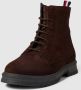 Tommy Hilfiger Heren Veterschoenen Veterboot Suede Bruin - Thumbnail 5