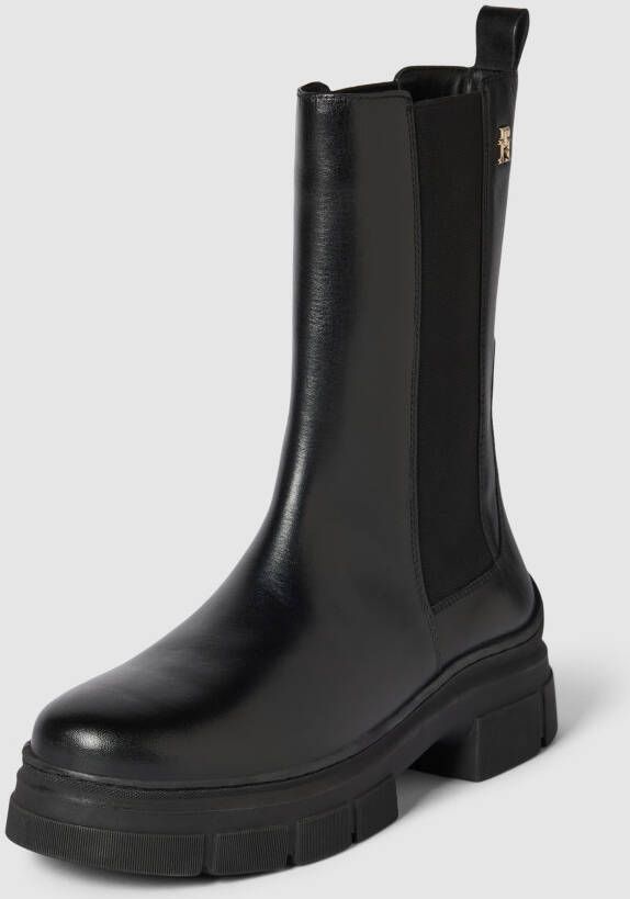 Tommy Hilfiger Chelsea boots met elastische inzet