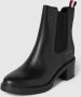 Tommy Hilfiger Chelsea-boots ESSENTIAL MIDHEEL LEATHER BOOTIE met blokhak - Thumbnail 2
