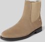 TOMMY HILFIGER Chelsea Boots Dames Flag Low Chelsea Maat: 36 Materiaal: Suède Kleur: Beige - Thumbnail 3