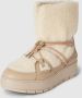 Tommy Hilfiger Teddy Snowboot Stijlvolle Laarzen Beige Dames - Thumbnail 3