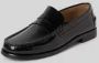Tommy Hilfiger Instappers CLASSIC HILFIGER LEATHER LOAFER blokhak zakelijke mode feestmode met mokassinnaad - Thumbnail 4