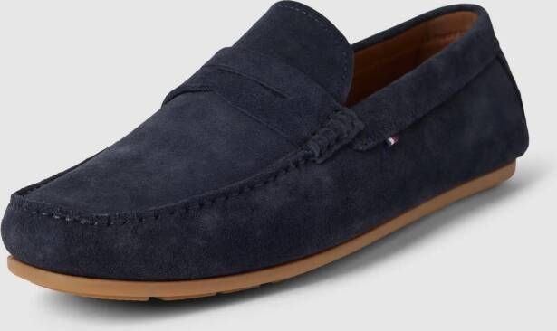 Tommy Hilfiger Leren mocassins met labeldetail