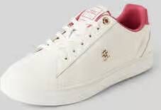 Tommy Hilfiger Plateausneakers ELEVATED ESSENT SNEAKER MONOGRAM veterschoenen vrijetijdsschoen lage schoen met gewatteerde schaprand - Foto 2