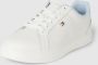 Tommy Hilfiger Witte polyester sneakers met veters contrastdetails logo White Dames - Thumbnail 2