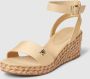 TOMMY HILFIGER Beige Sandalen Colorful Wedge Satin - Thumbnail 2