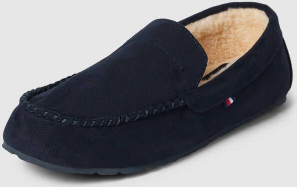 Tommy Hilfiger Mocassins met teddybont model 'HILFIGER DRIVER HOMESLIPP'