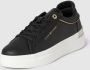 Tommy Hilfiger Plateausneakers van leer met labeldetails model 'LUX METALLIC' - Thumbnail 2