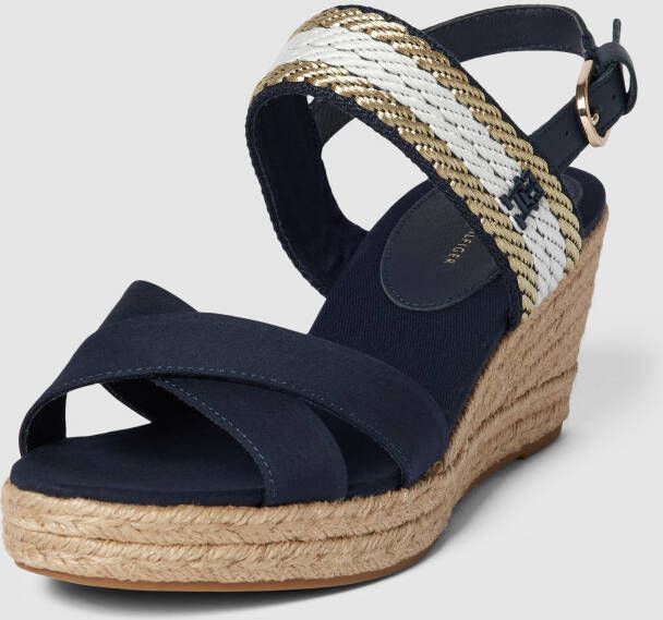 Tommy Hilfiger Sandalen met hoge hak model 'GOLDEN'