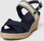 Tommy Hilfiger Sleehaksandaaltjes GOLDEN WEBBING MID WEDGE - Thumbnail 5