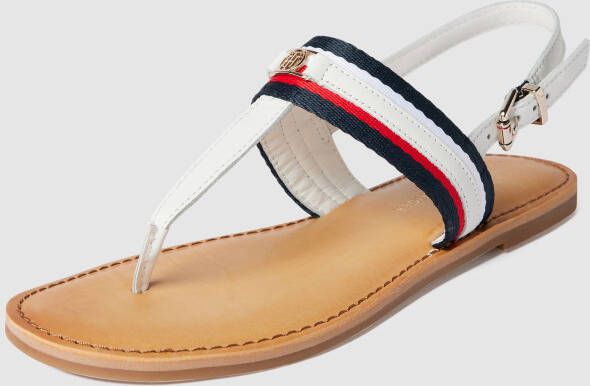 Tommy Hilfiger Sandalen CORPORATE WEBBING FLAT SANDAL met teenbandje - Foto 5