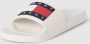 Tommy Hilfiger Pool Slides Essential Dames Slippers Off White - Thumbnail 4