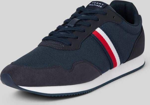 Tommy Hilfiger Sneakers in effen design met contraststrepen