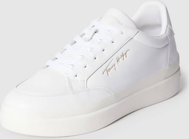 Tommy Hilfiger Sneakers met label in reliëf model 'SIGNATURE LEATHER' - Foto 11