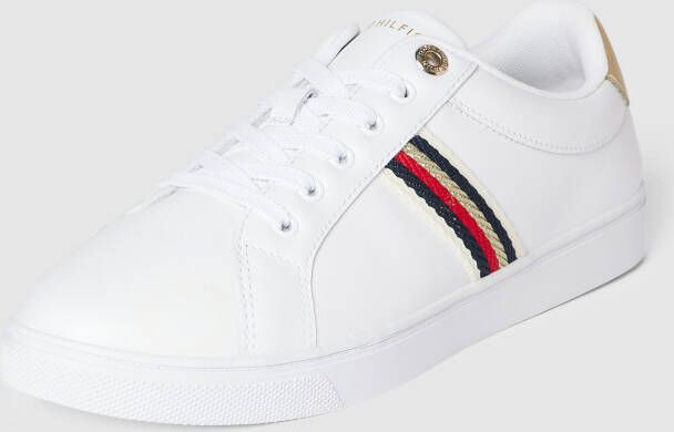 Tommy Hilfiger Witte Polyester Sneaker met Contrasterende Details - Foto 6