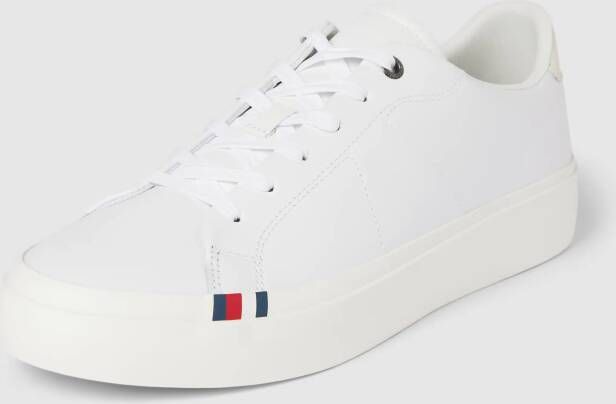 Tommy Hilfiger Sneakers met labeldetail model 'THICK VULC LOW PREMIUM'
