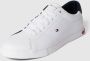 Tommy Hilfiger Essential Leather Detail Vulcanized Sneakers Wit Man - Thumbnail 4