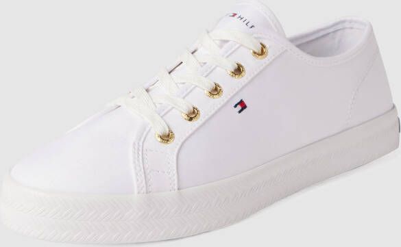Tommy Hilfiger Sneakers ESSENTIAL NAUTICAL SNEAKER vrijetijdsschoen halfhoge schoen veterschoen met goudkleurige oogjes - Foto 9