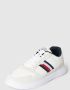 Tommy Hilfiger Sneakers TH CUPSET RWB LTH met zijstrepen vrijetijdsschoen lage schoen veterschoen - Thumbnail 4