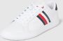 Tommy Hilfiger Sneakers ESSENTIAL LEATHER CUPSOLE met typische strepen vrijetijdsschoen lage schoen veterschoen - Thumbnail 5