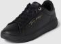 Tommy Hilfiger Sneakers van echt leer met label in reliëf model 'SIGNATURE' - Thumbnail 3