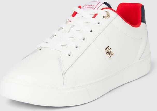 Tommy Hilfiger Sneakers van leer met labelapplicatie