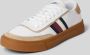 Tommy Hilfiger Plateausneakers TH CUPSET 1A2 LTH MIX vrijetijdsschoen lage schoen veterschoen met strepen in tommy kleuren - Thumbnail 3