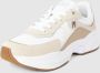 Tommy Hilfiger Chunky sneaker van leer met suède details - Thumbnail 4