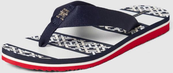 Tommy Hilfiger Teenslippers met labelapplicatie