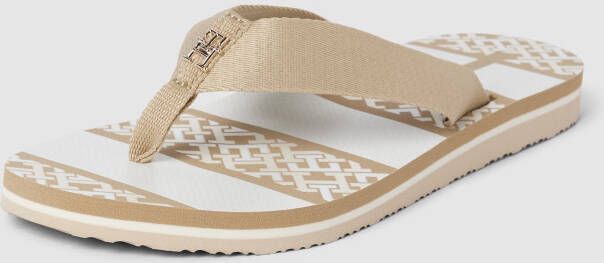 Tommy Hilfiger Teenslippers met labelapplicatie