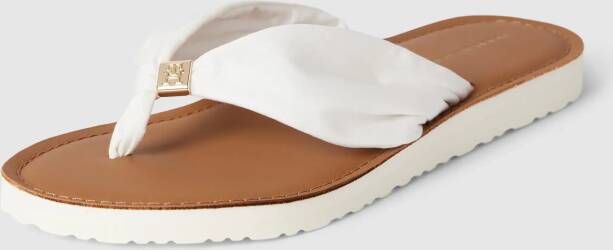 Tommy Hilfiger Teenslippers met labelapplicatie