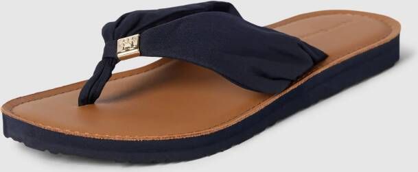 Tommy Hilfiger Teenslippers met labelapplicatie