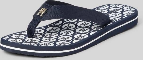 Tommy Hilfiger Teenslippers met labelapplicatie