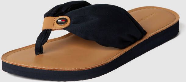 Tommy Hilfiger Teenslippers LEATHER FOOTBED BEACH SANDAL uitstekend geschikt voor strand en bad - Foto 12