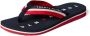 Teenslippers Tommy Hilfiger TOMMY LOVES NY BEACH SANDAL azul - Thumbnail 14