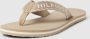 Tommy Hilfiger Stijlvolle Webbing Sandal Flip Flops Beige Dames - Thumbnail 3