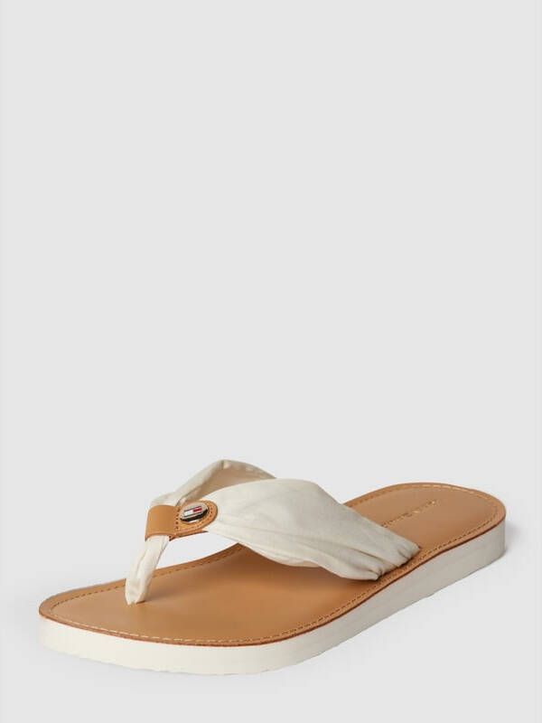 Tommy Hilfiger Teenslippers LEATHER FOOTBED BEACH SANDAL uitstekend geschikt voor strand en bad - Foto 13