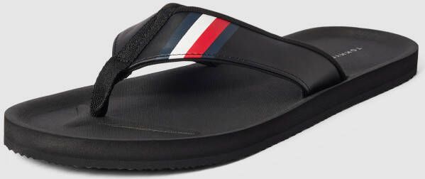 Tommy Hilfiger Teenslippers met labeldetails model 'PADDED BEACH'