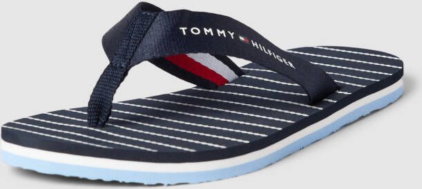 Tommy Hilfiger Teenslippers met labelprint