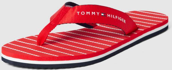 Tommy Hilfiger Teenslippers met labelprint