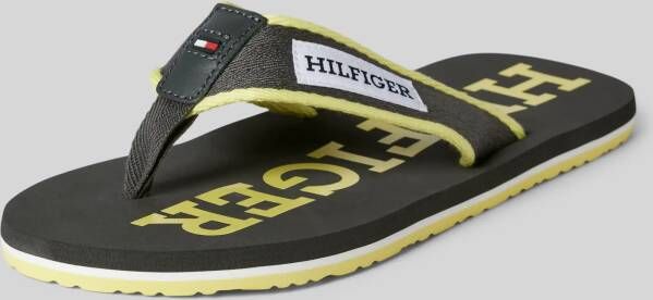 Tommy Hilfiger Teenslippers met labelprint