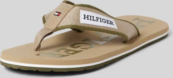 Tommy Hilfiger Teenslippers met labelprint