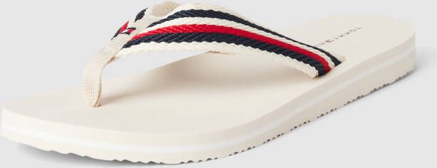 Tommy Hilfiger Teenslippers met labelprint model 'ESSENTIAL COMFORT'