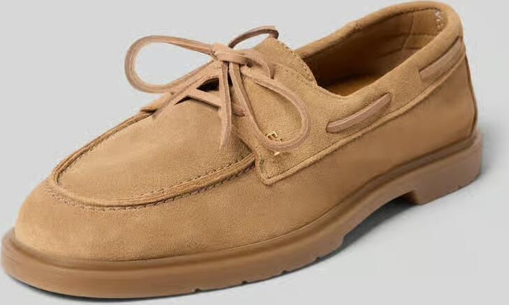 Tommy Hilfiger Bootsschoenen van suède van echt leer