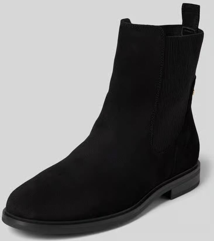 Tommy Hilfiger Chelsea-boots FLAG SUEDE CHELSEA BOOT enkellaarsjes zakelijke schoen met hardcover vlag op de hiel - Foto 5