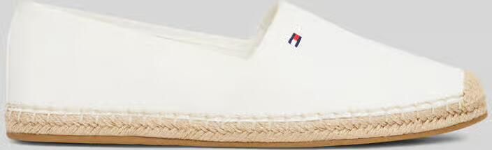 Tommy Hilfiger Espadrilles FLAG CANVAS ESPADRILLE slippers flats comfortabele schoen met bamboe bekleding en decoratieve naden - Foto 4