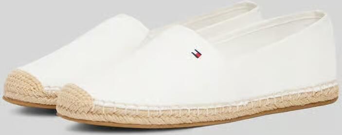 Tommy Hilfiger Espadrilles FLAG CANVAS ESPADRILLE slippers flats comfortabele schoen met bamboe bekleding en decoratieve naden - Foto 4