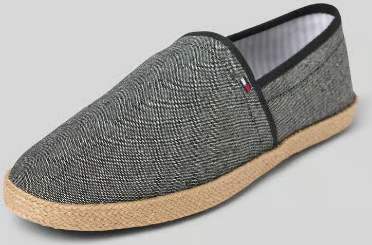 Tommy Hilfiger Espadrilles van chambray-linnen