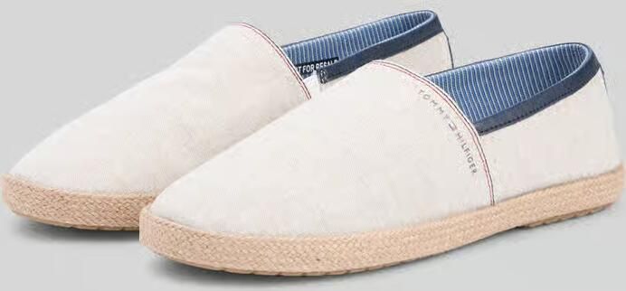 Tommy Hilfiger Espadrilles van puur katoen met labelopschrift - Foto 2